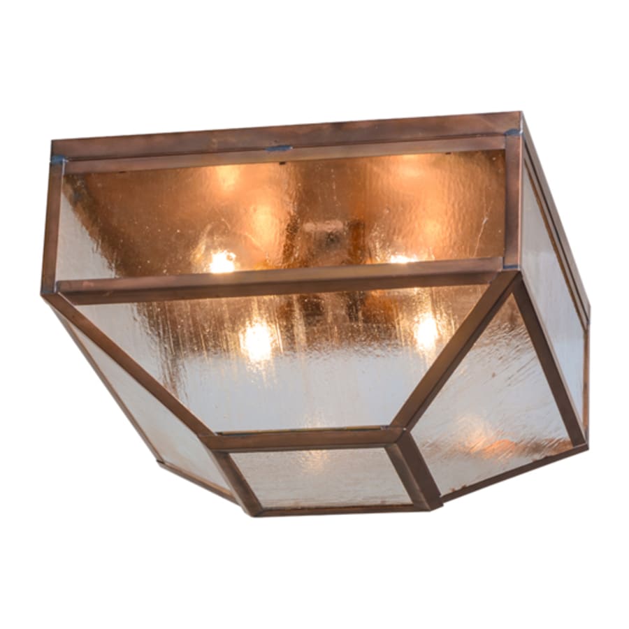 Meyda Tiffany Mission Prime 4 Light 29" Wide Flush Mount Ceiling Fixture