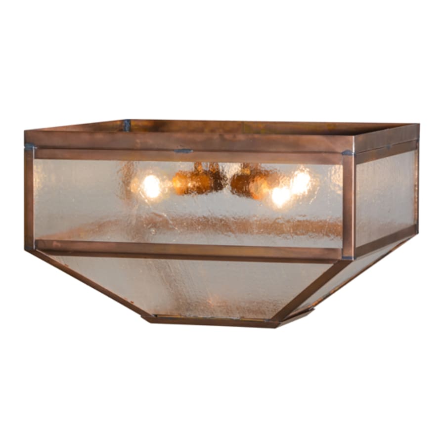 Meyda Tiffany Mission Prime 4 Light 29" Wide Flush Mount Ceiling Fixture