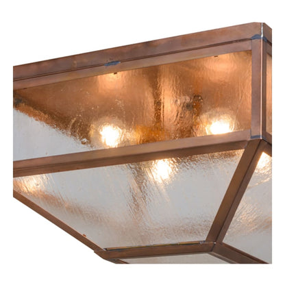 Meyda Tiffany Mission Prime 4 Light 29" Wide Flush Mount Ceiling Fixture