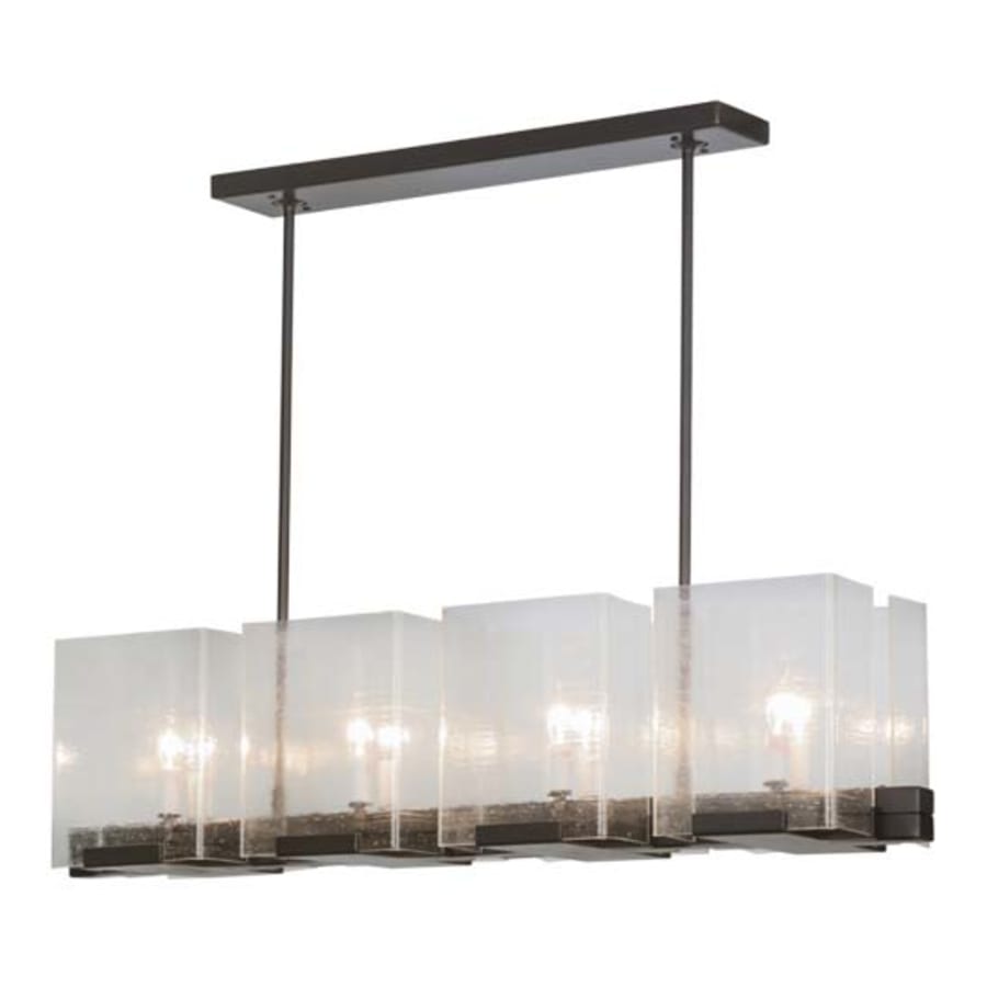 Meyda Tiffany Ice Cube 8 Light 41" Wide Linear Chandelier