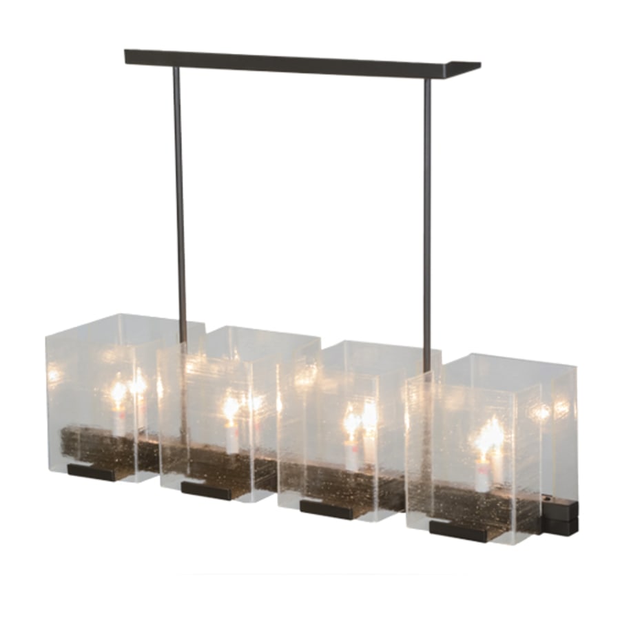 Meyda Tiffany Ice Cube 8 Light 41" Wide Linear Chandelier
