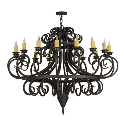 Meyda Tiffany Symen 16 Light 60" Wide Taper Candle Style Chandelier