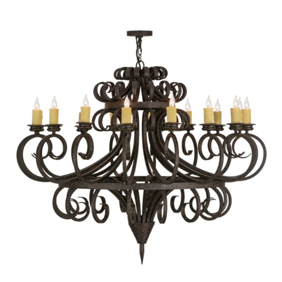 Meyda Tiffany Symen 16 Light 60" Wide Taper Candle Style Chandelier