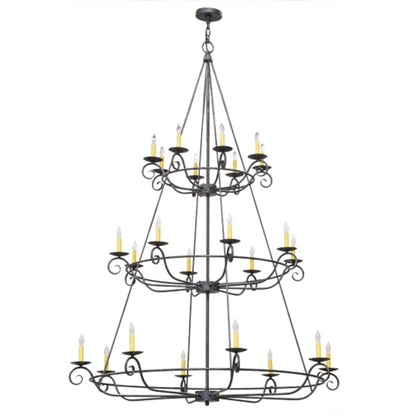 Meyda Tiffany Estrella 24 Light 60" Wide Taper Candle Style Chandelier