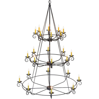 Meyda Tiffany Estrella 24 Light 60" Wide Taper Candle Style Chandelier