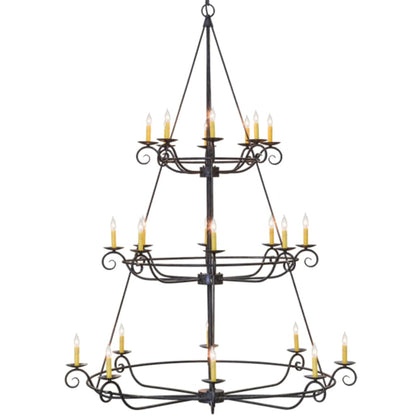Meyda Tiffany Estrella 24 Light 60" Wide Taper Candle Style Chandelier