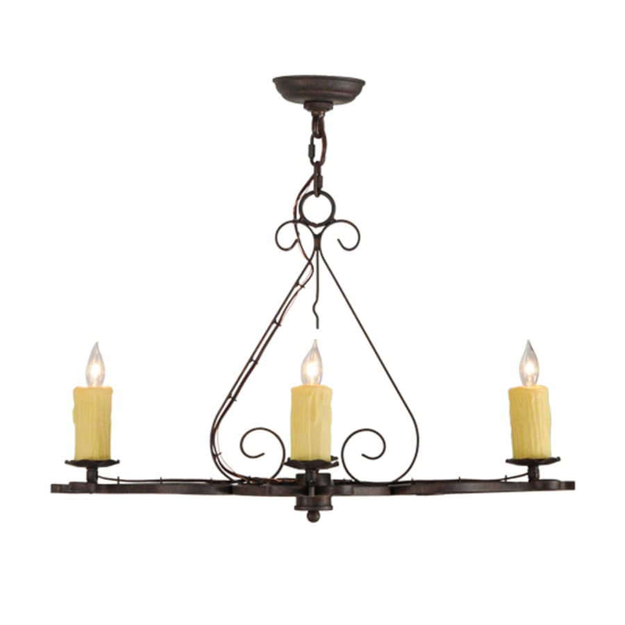 Meyda Tiffany Elianna 4 Light 28" Wide Taper Candle Style Chandelier