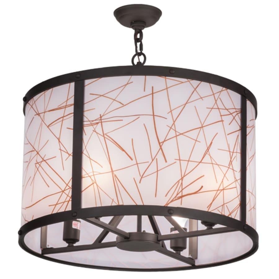Meyda Tiffany Veritas 4 Light 24" Wide Pendant