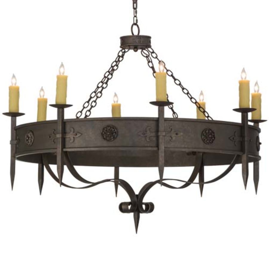 Meyda Tiffany Calandra 8 Light 54" Wide Taper Candle Style Chandelier