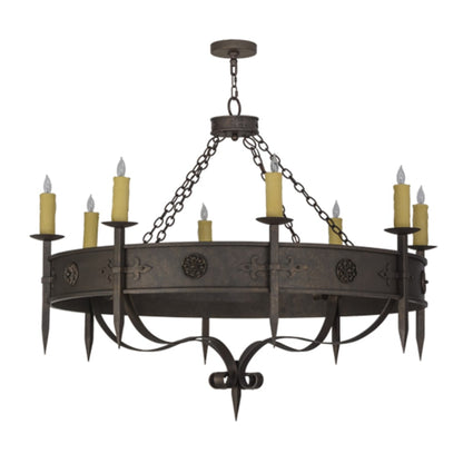 Meyda Tiffany Calandra 8 Light 54" Wide Taper Candle Style Chandelier