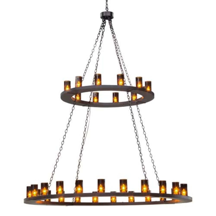 Meyda Tiffany Loxley 36 Light 72" Wide Ring Chandelier