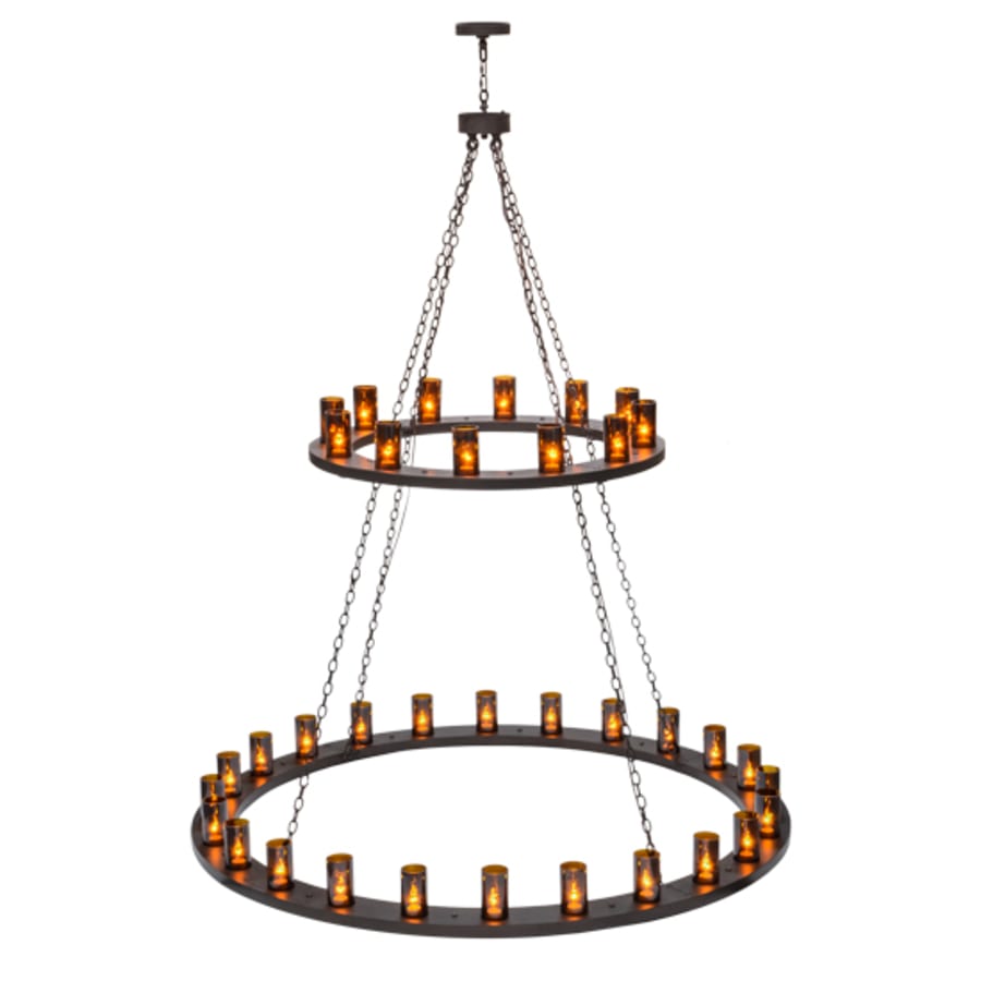 Meyda Tiffany Loxley 36 Light 72" Wide Ring Chandelier