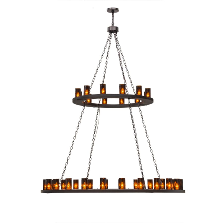 Meyda Tiffany Loxley 36 Light 72" Wide Ring Chandelier