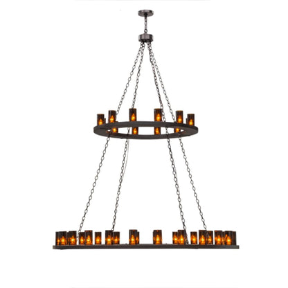 Meyda Tiffany Loxley 36 Light 72" Wide Ring Chandelier
