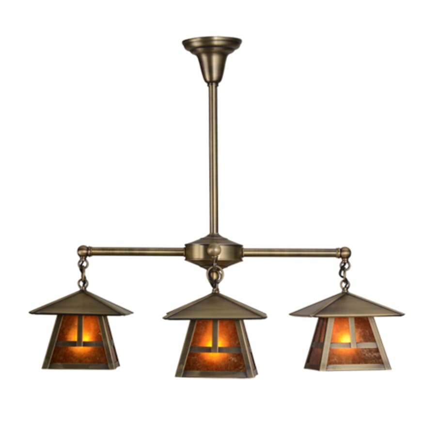Meyda Tiffany Stillwater T Mission 4 Light 30" Wide Chandelier
