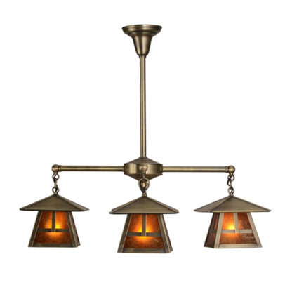 Meyda Tiffany Stillwater T Mission 4 Light 30" Wide Chandelier