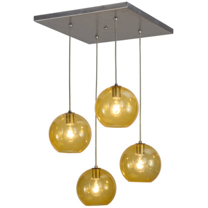Meyda Tiffany Bola 4 Light 28" Wide Multi Light Pendant