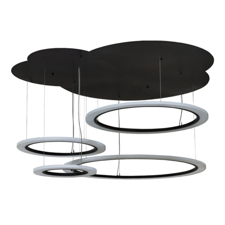 Meyda Tiffany Anillo 84" Wide Abstract Multi Light Pendant