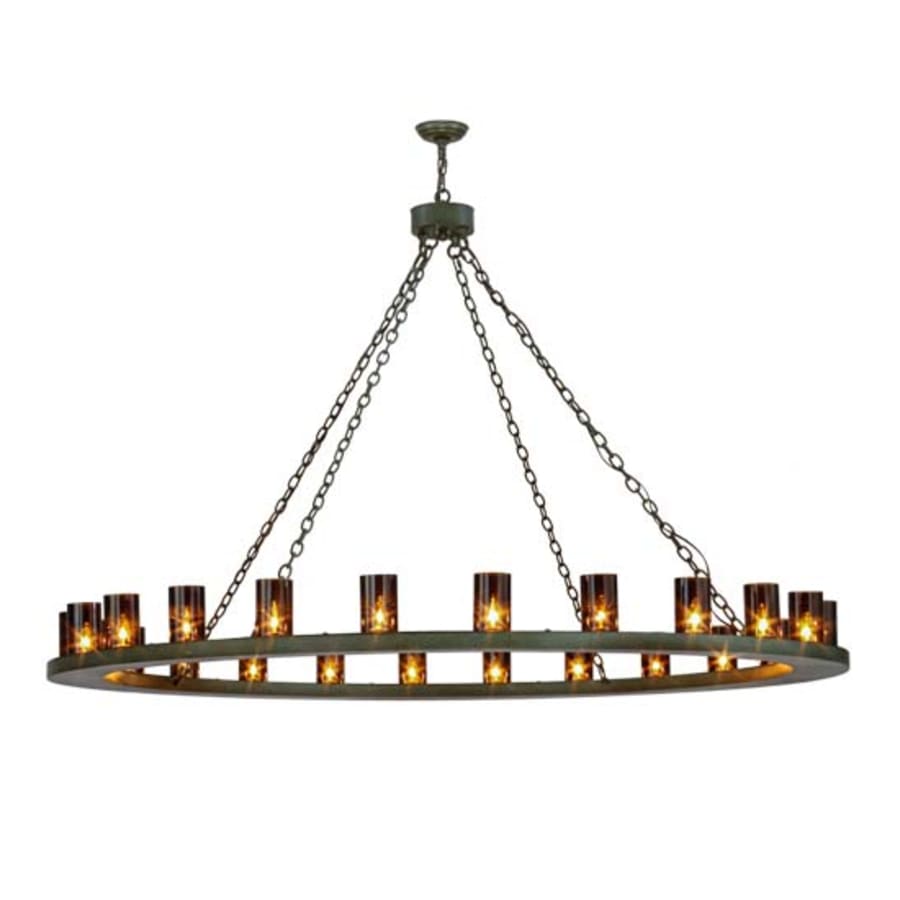 Meyda Tiffany Loxley 24 Light 72" Wide Ring Chandelier