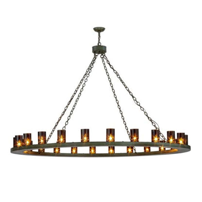Meyda Tiffany Loxley 24 Light 72" Wide Ring Chandelier