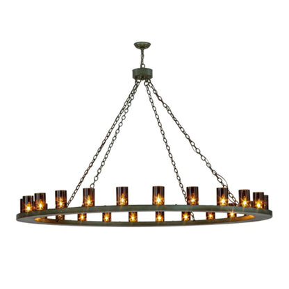 Meyda Tiffany Loxley 24 Light 72" Wide Ring Chandelier