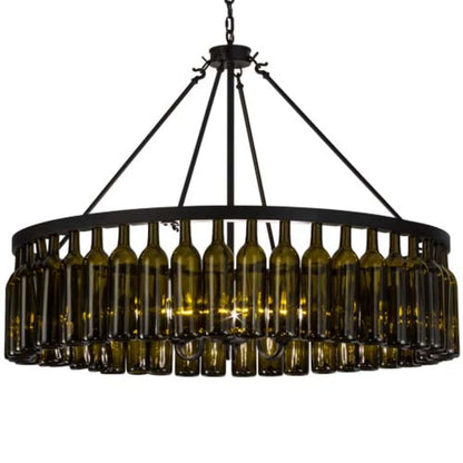Meyda Tiffany Tuscan Vineyard 6 Light 48" Wide Ring Chandelier