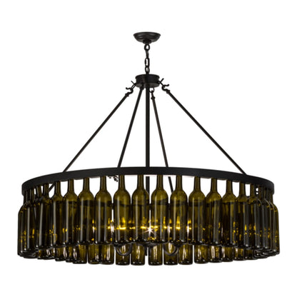 Meyda Tiffany Tuscan Vineyard 6 Light 48" Wide Ring Chandelier