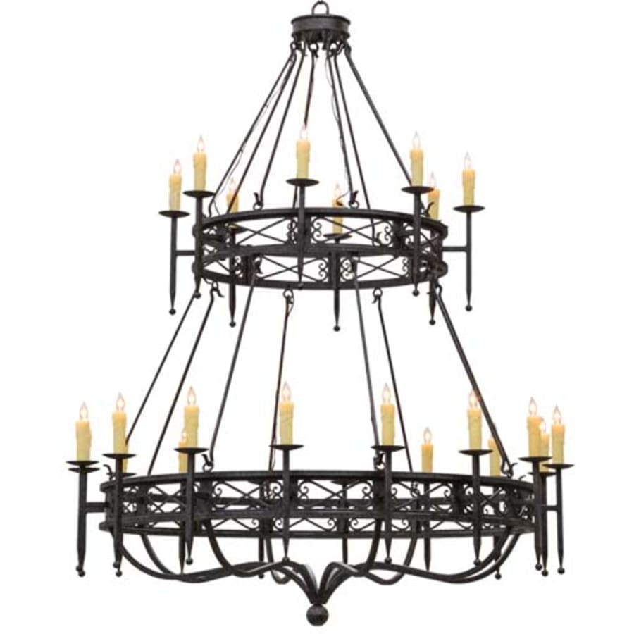 Meyda Tiffany Gina 24 Light 70" Wide Taper Candle Style Chandelier