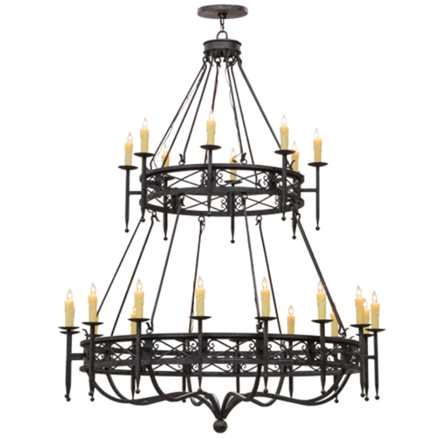 Meyda Tiffany Gina 24 Light 70" Wide Taper Candle Style Chandelier