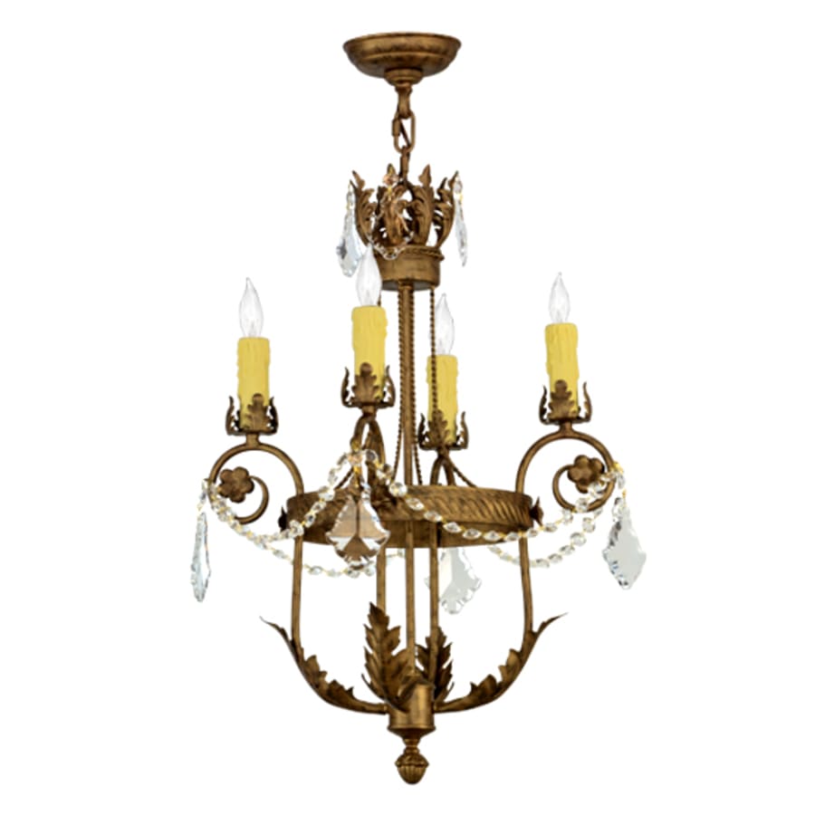 Meyda Tiffany Antonia 4 Light 18" Wide Taper Candle Multi Light Pendant