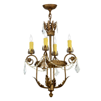 Meyda Tiffany Antonia 4 Light 18" Wide Taper Candle Multi Light Pendant