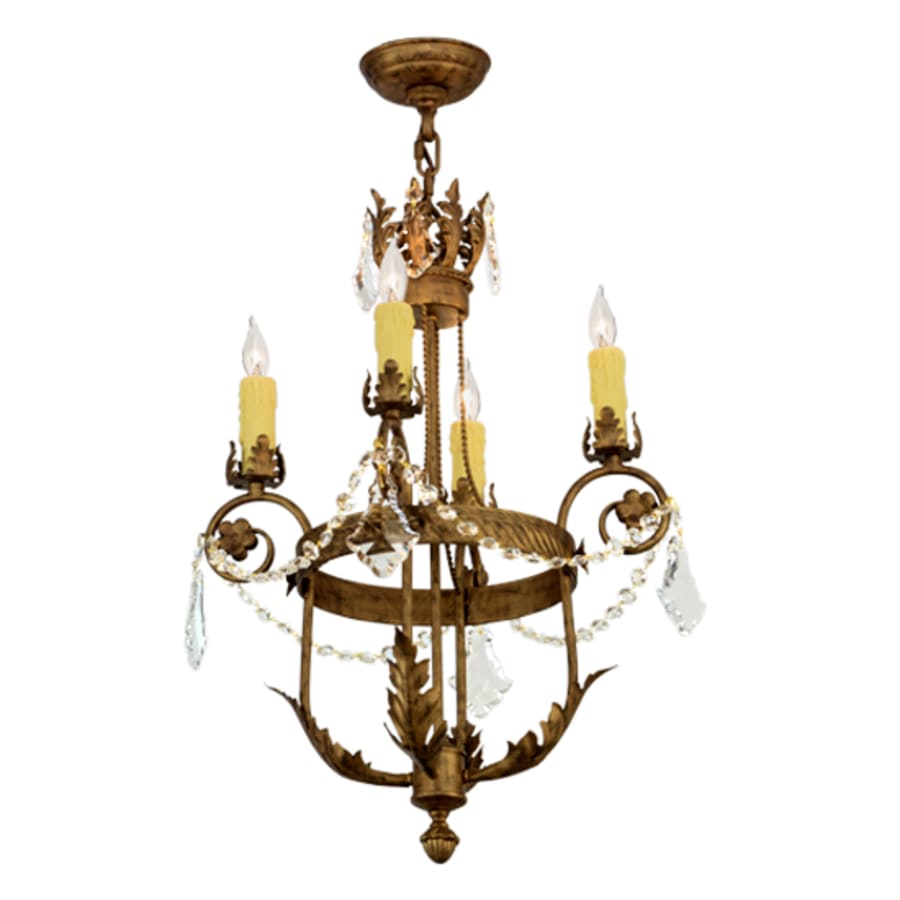 Meyda Tiffany Antonia 4 Light 18" Wide Taper Candle Multi Light Pendant