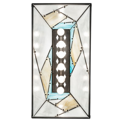 Meyda Tiffany Alpine 6 Light 33" Wide Linear Pendant