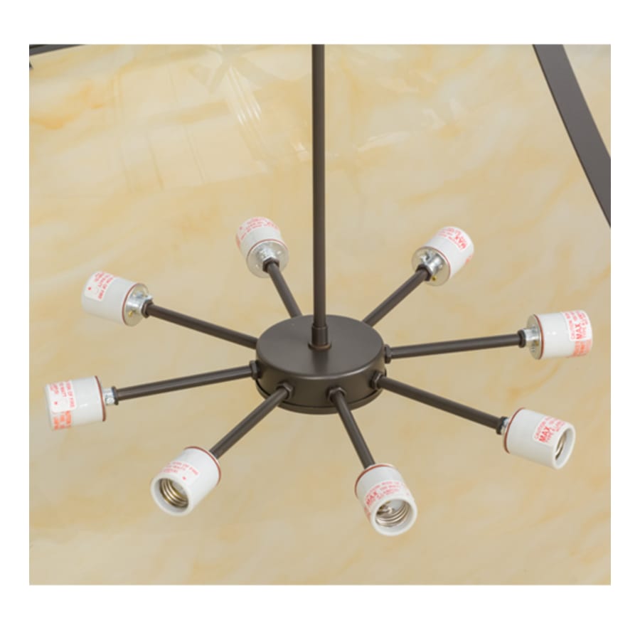 Meyda Tiffany Modesto 8 Light 50" Wide Crystal Pendant