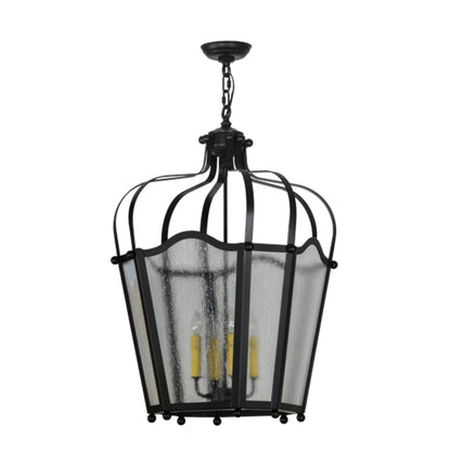 Meyda Tiffany Citadel 4 Light 23" Wide Taper Candle Pendant