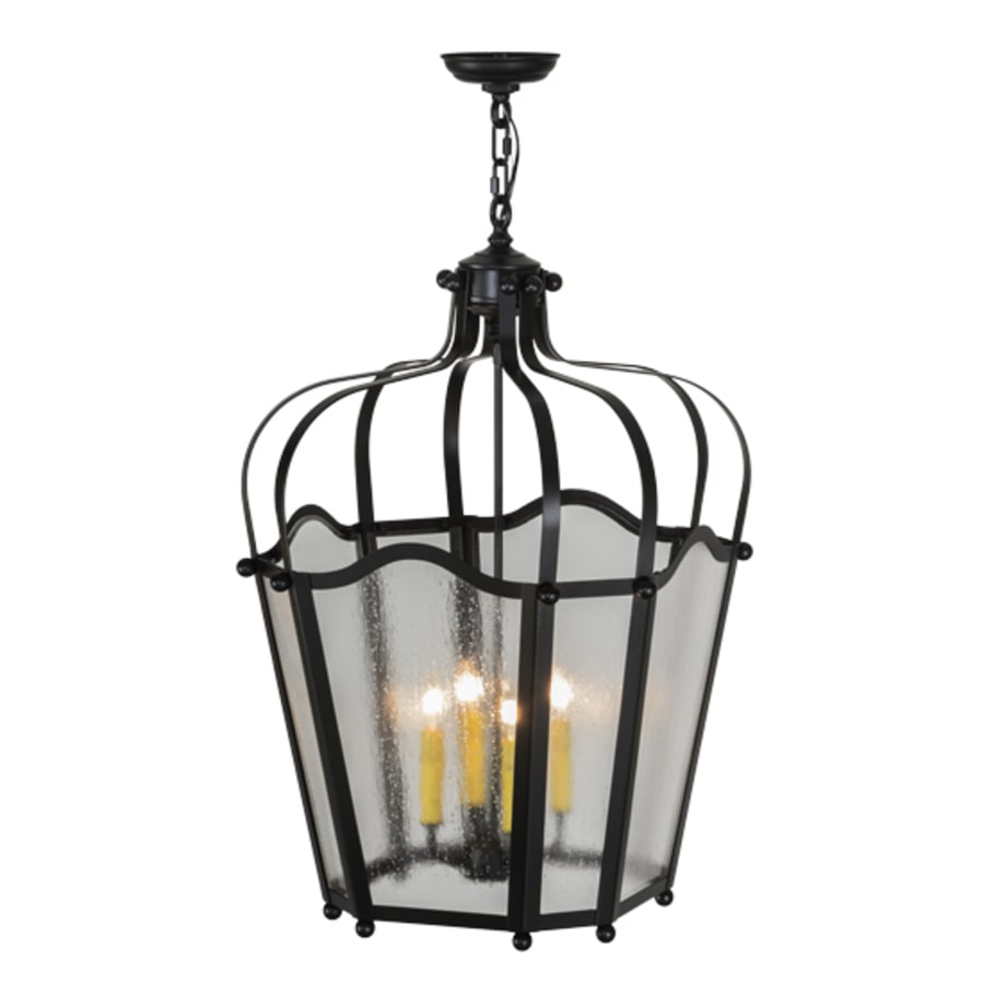 Meyda Tiffany Citadel 4 Light 23" Wide Taper Candle Pendant