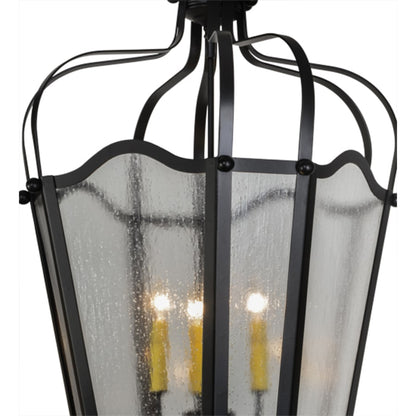 Meyda Tiffany Citadel 4 Light 23" Wide Taper Candle Pendant