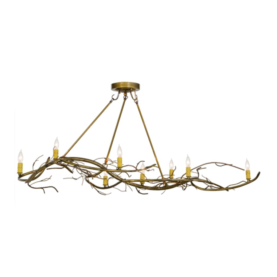 Meyda Tiffany Winter Solstice 8 Light 25" Wide Candle Style Chandelier
