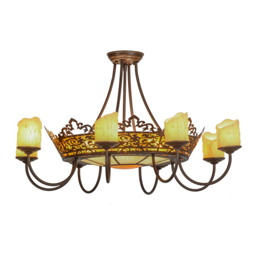 Meyda Tiffany Stanley 20 Light 32" Wide Semi-Flush Ceiling Fixture