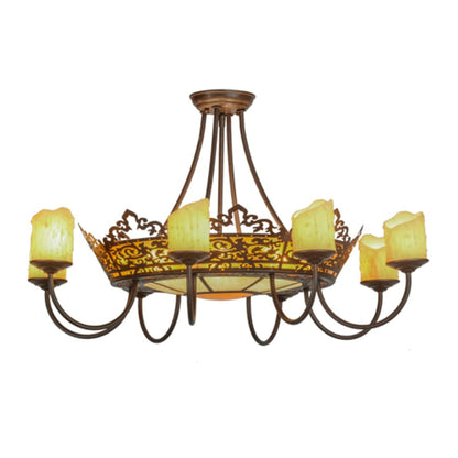Meyda Tiffany Stanley 20 Light 32" Wide Semi-Flush Ceiling Fixture