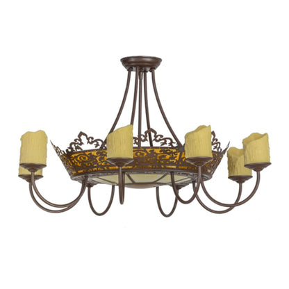 Meyda Tiffany Stanley 20 Light 32" Wide Semi-Flush Ceiling Fixture