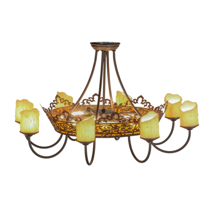Meyda Tiffany Stanley 20 Light 32" Wide Semi-Flush Ceiling Fixture