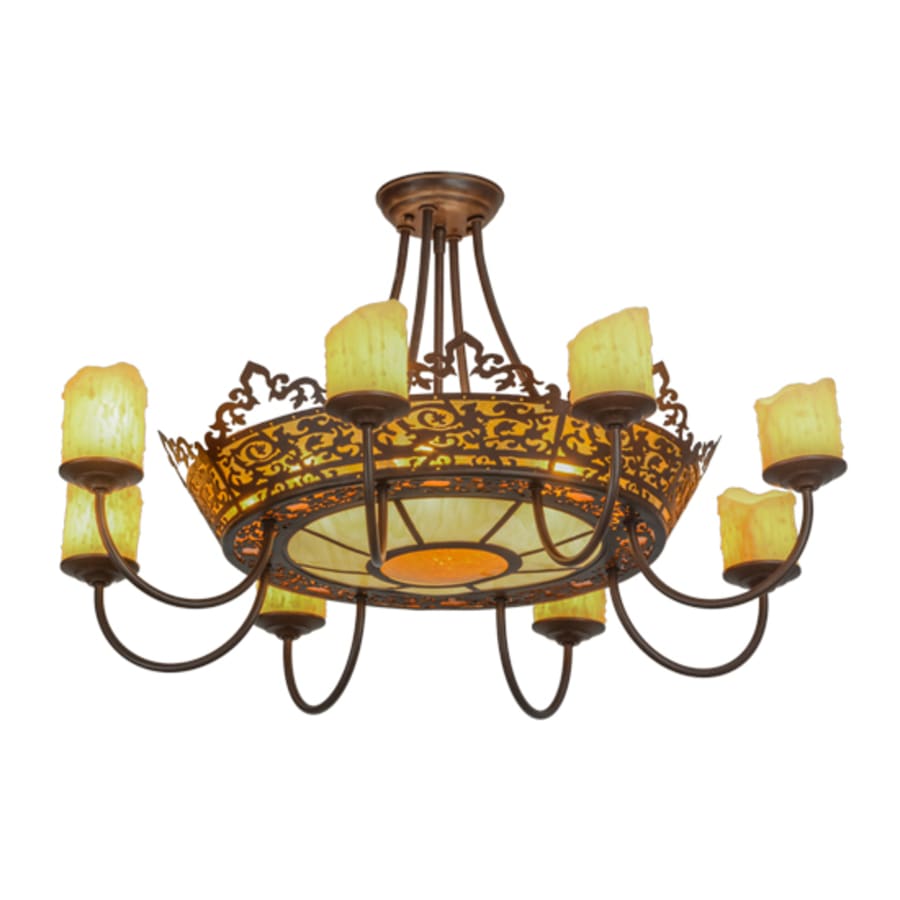 Meyda Tiffany Stanley 20 Light 32" Wide Semi-Flush Ceiling Fixture