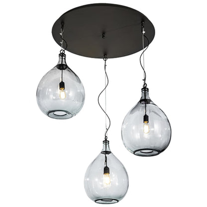Meyda Tiffany Euri Tanta 3 Light 47" Wide Multi Light Pendant