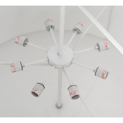 Meyda Tiffany Cilindro 8 Light 44" Wide Semi-Flush Drum Ceiling Fixture