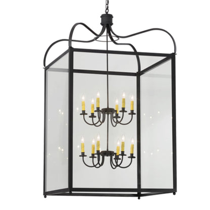 Meyda Tiffany Rennes 12 Light 45" Wide Taper Candle Pendant