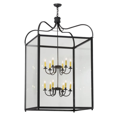 Meyda Tiffany Rennes 12 Light 45" Wide Taper Candle Pendant