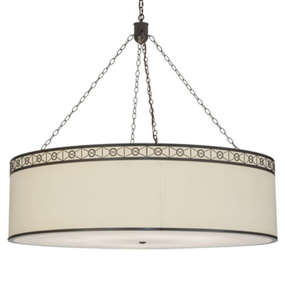 Meyda Tiffany Cilindro 8 Light 54" Wide Suspension Pendant