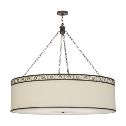 Meyda Tiffany Cilindro 8 Light 54" Wide Suspension Pendant