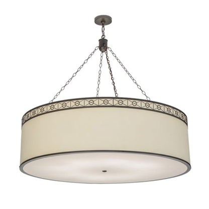Meyda Tiffany Cilindro 8 Light 54" Wide Suspension Pendant